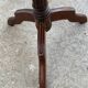 Late 19th century tripod pedestal table in wood marquetry
