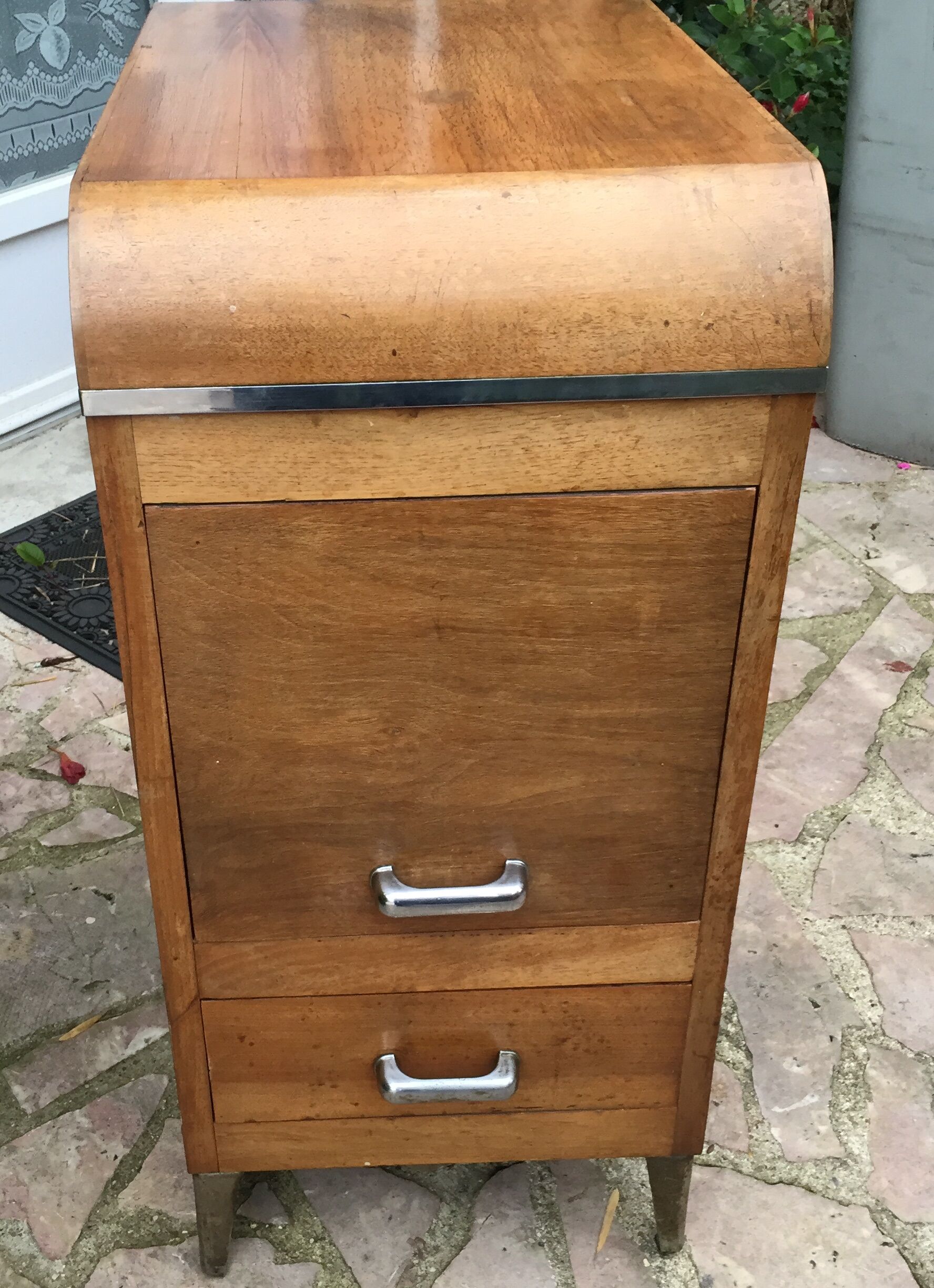 Bar en bois années 60