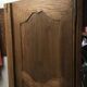 Louis XIII style wardrobe in solid oak wood