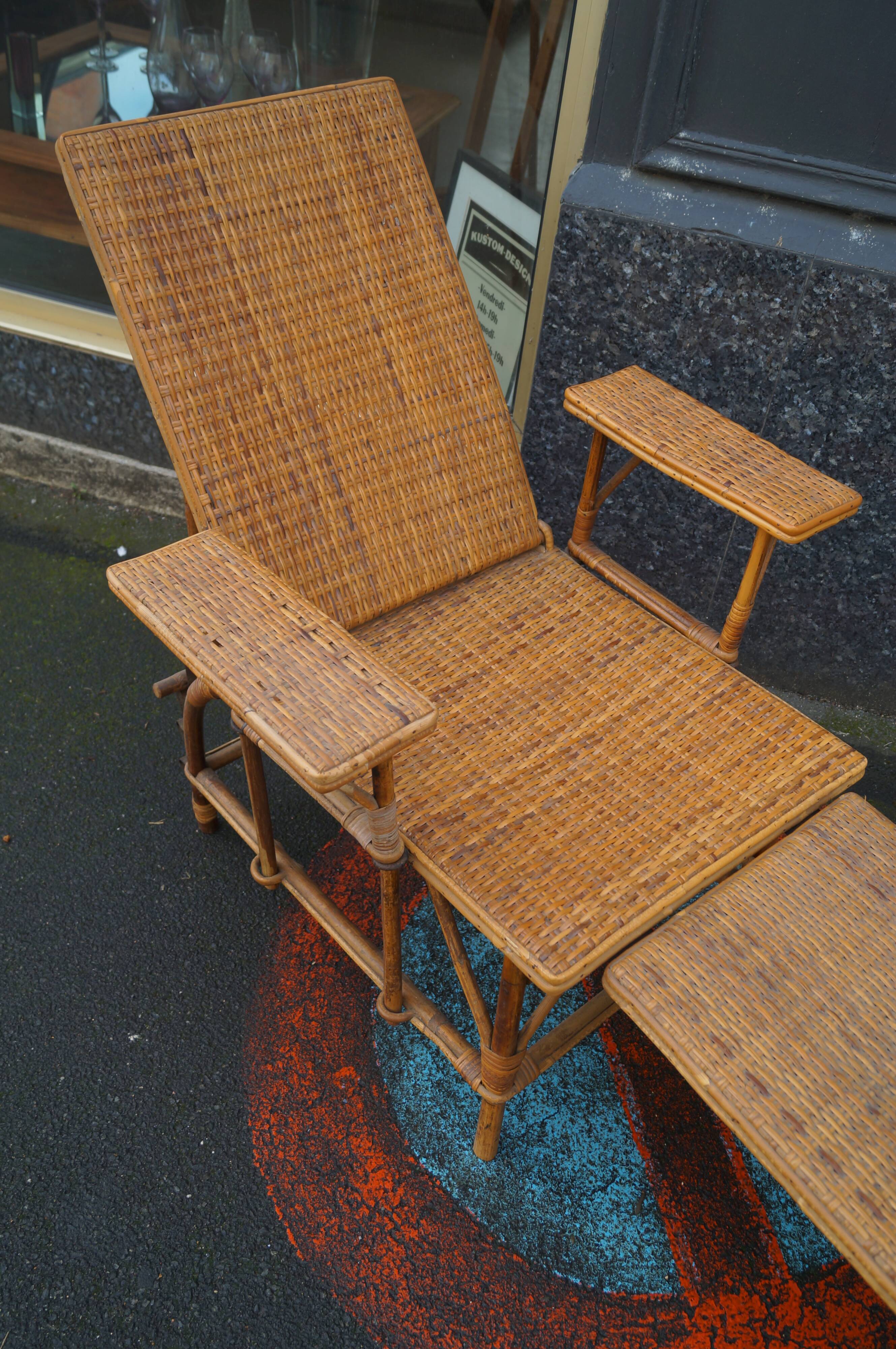 Bamboo rest chair 1930