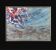 Huile sur toile originale suédoise – "Composition" par Keiko Ryu – Signée – Vintage et encadrée
