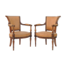 Pair of Executive-style armchairs