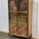 Art Deco mirrored cabinet from the 1950s in beech