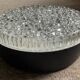 Vintage glass wall light 30cm from the 70s