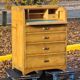 Secretary chest of drawers art deco style secretary