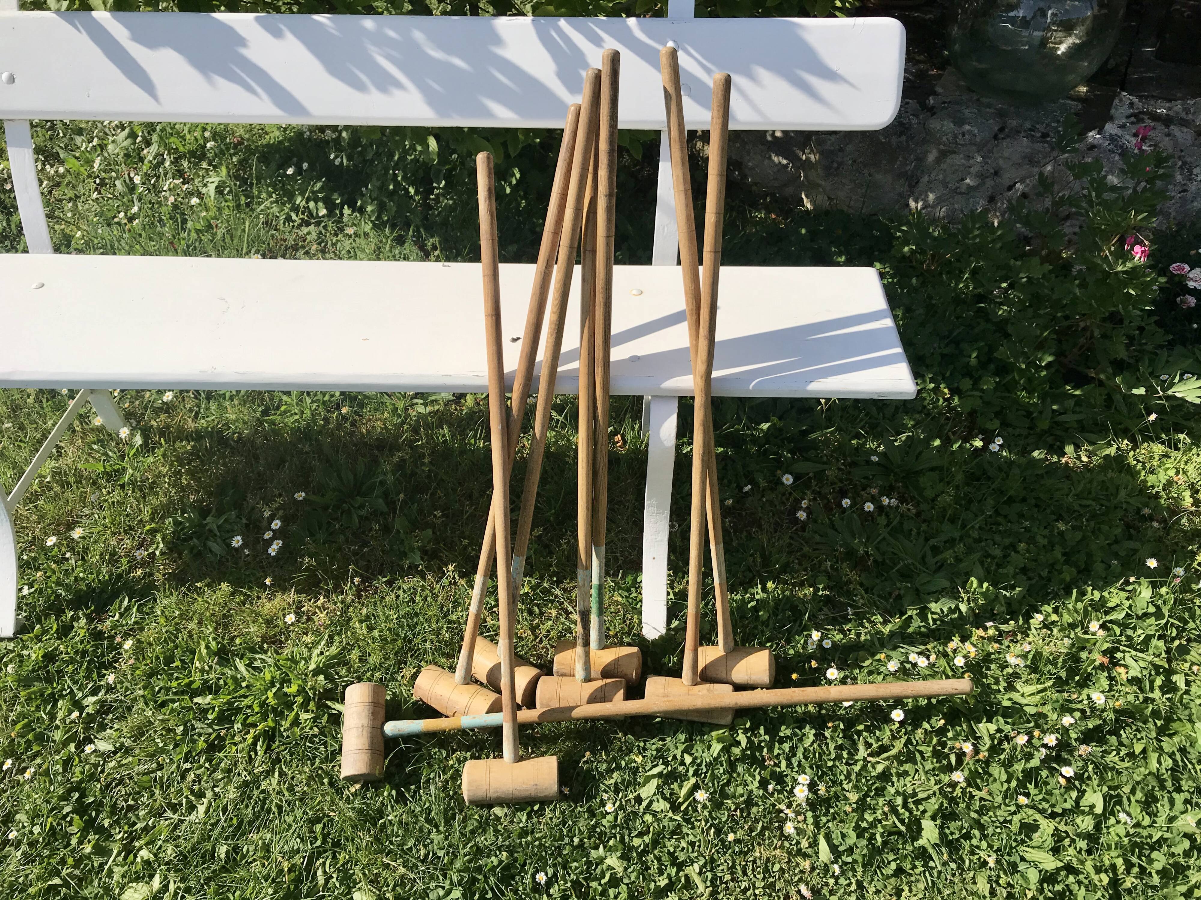 Vintage croquet game 50s-60s