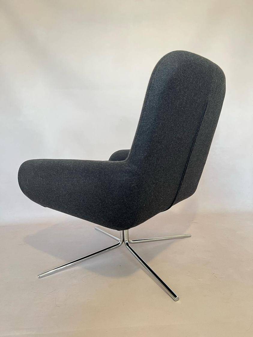 Fauteuil scandinave coco swivel de softline