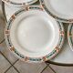 lot of 6 hollow plates Terre de Fer St Amand model "Molière" XXth