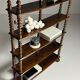 Bobbin bookcase / French antique bookshelf
