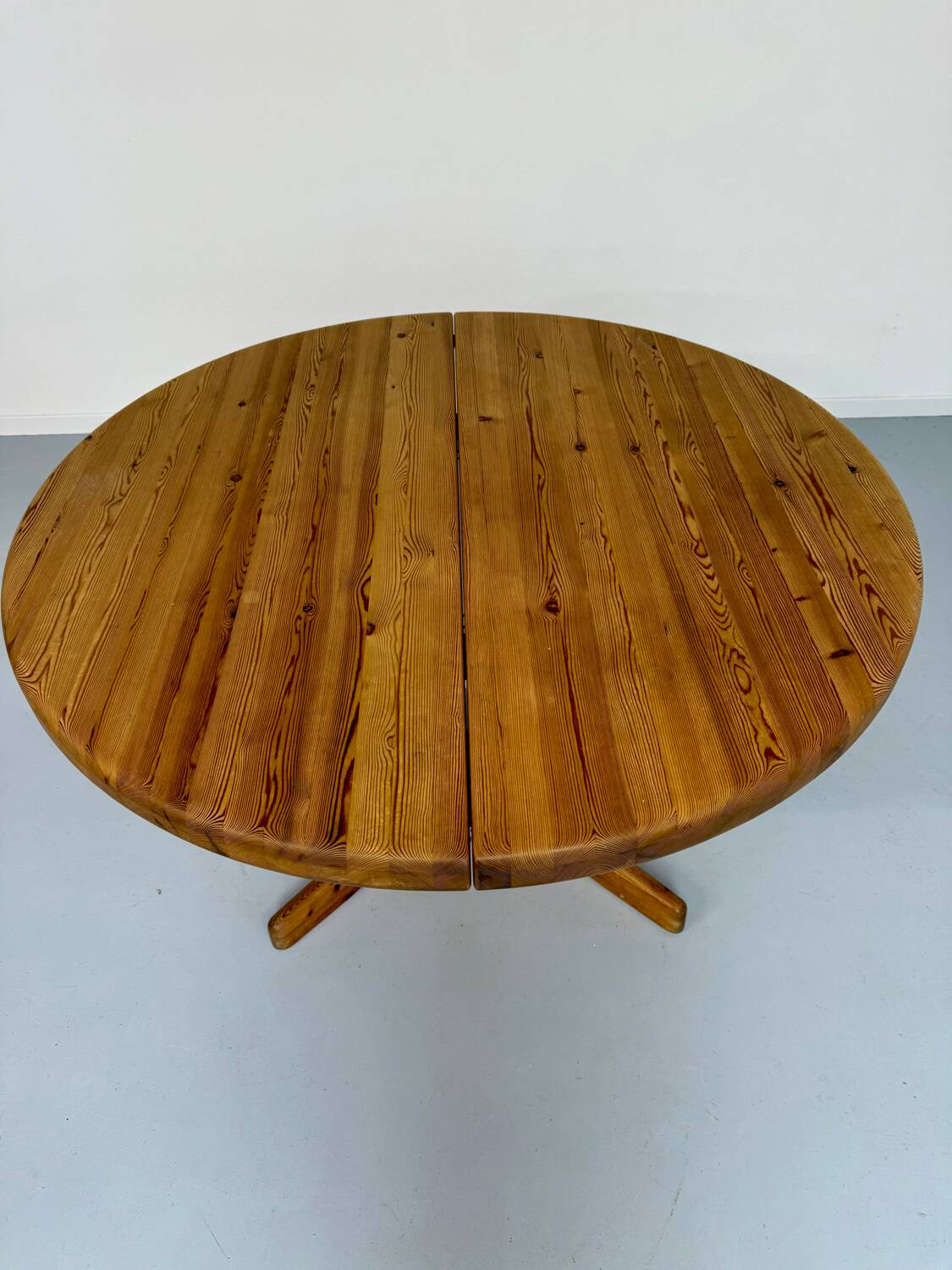 Antique solid pine table, Scandinavian design Rainer Daumiller, 70s