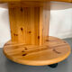 Side table, end table X2, solid pine, 1970s design.
