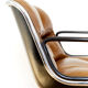 Charles Pollock Leather Executive Chair for Knoll International
