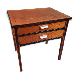 Art deco sewing table inlaid with rosewood 1920s