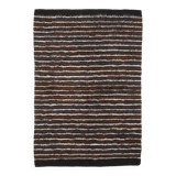 %100 Wool Handwoven Turkish Vintage Kilim Rug, 136x196 Cm