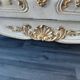 Louis XV style royal chest of drawers patinated