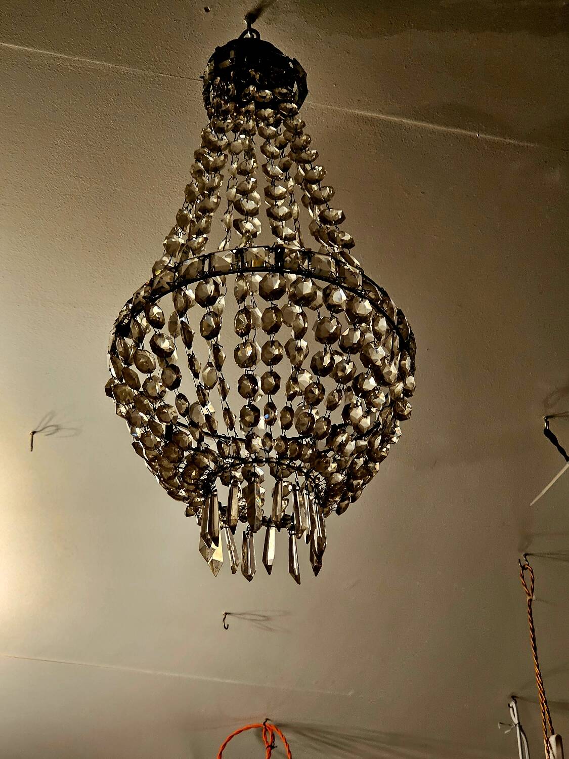 Lustre Montgolfière cristal