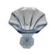 Art Deco blue tulip-shaped vase