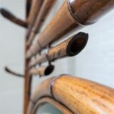 English bamboo coat rack