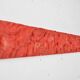 Long vintage red wall light