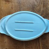 Vintage Porcelain Foie Gras Tray | Oval Duck/Swan Shaped Dish