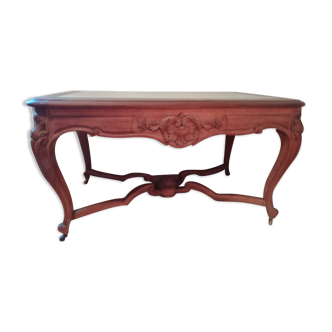 Table billot sculptee