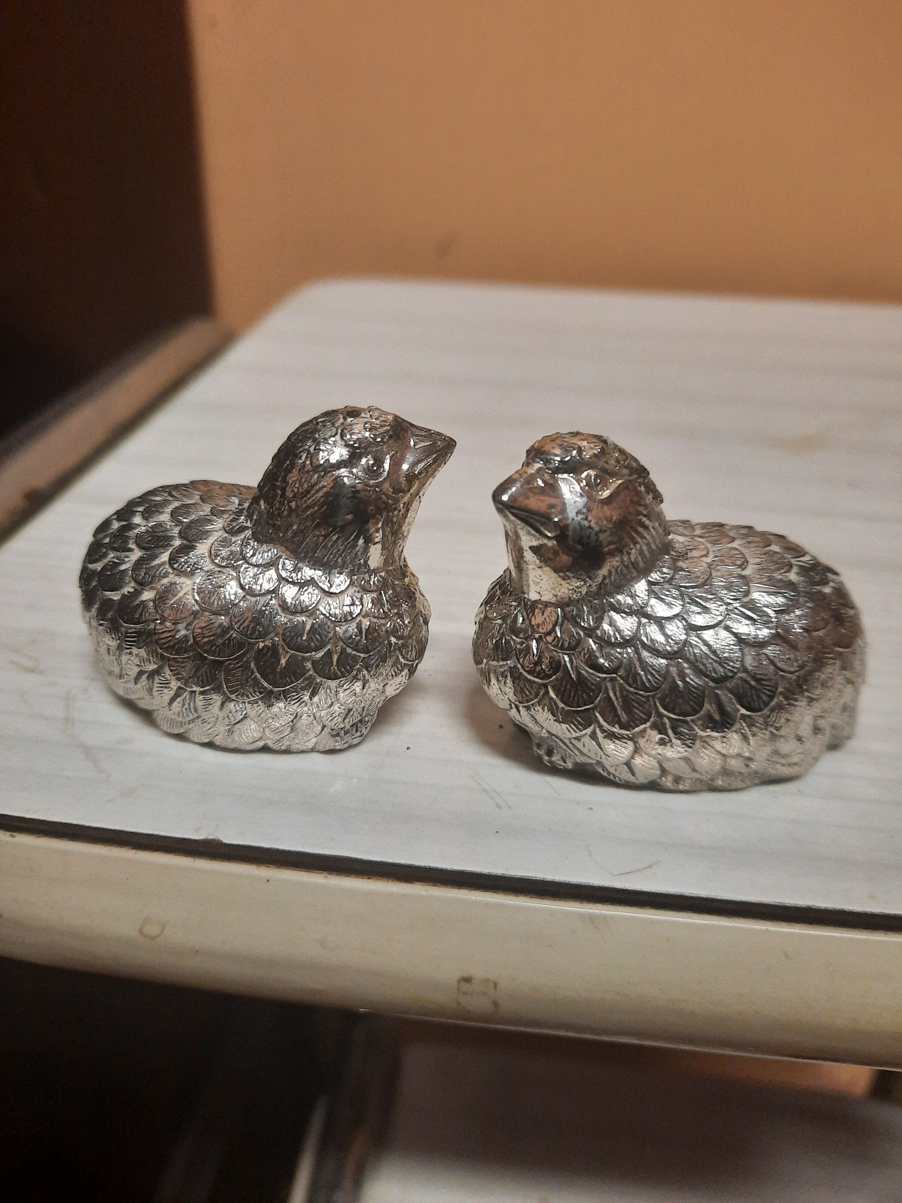 Partridge salt and pepper shaker