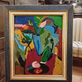 Adrien Seguin 1926-2005 Still life signed dated 1992
