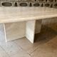 Table basse en travertin