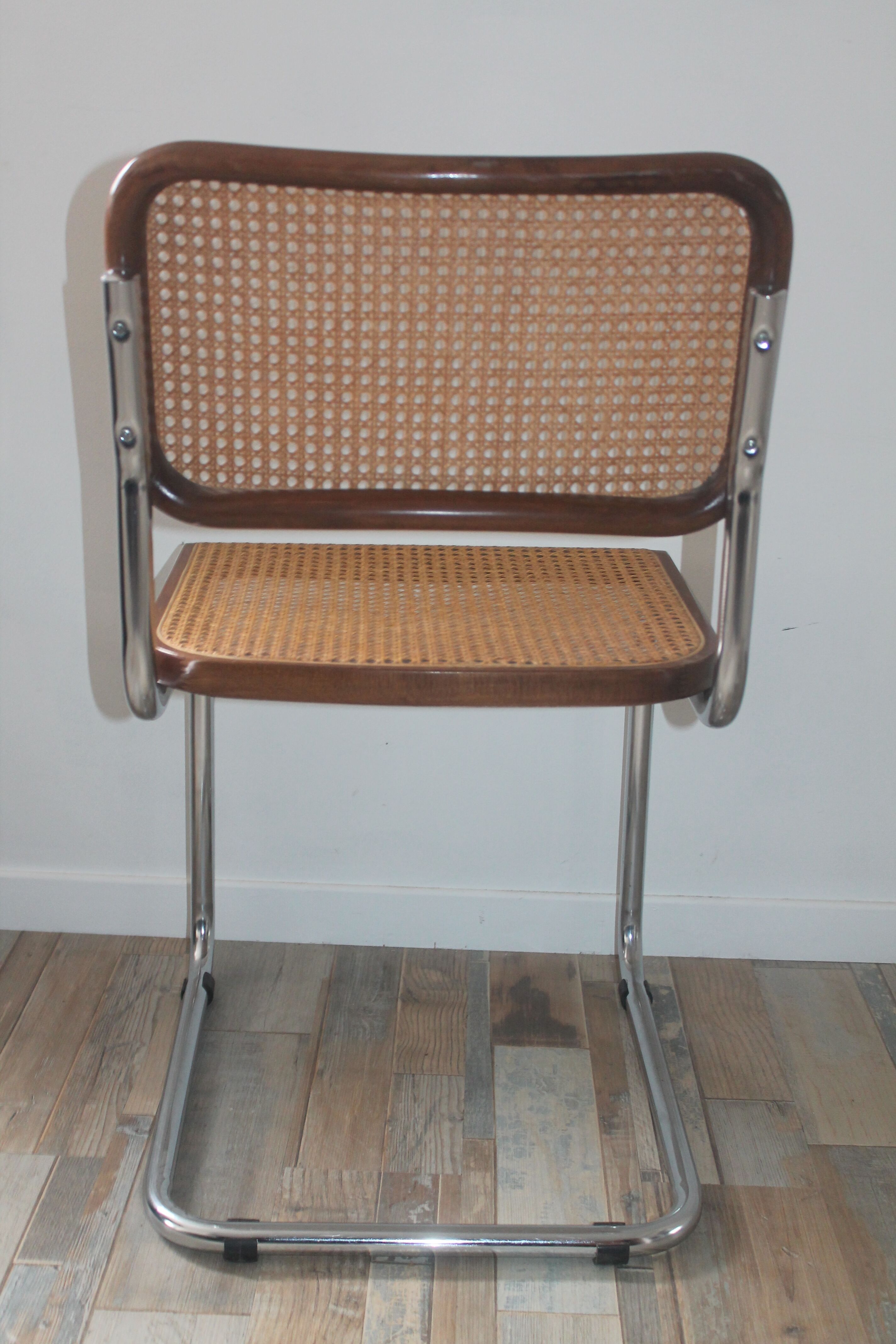 Lot of 6 chairs Marcel Breuer Cesca B32