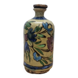 Antique Persian Qajar Ceramic Round Bottle, Circa 1900