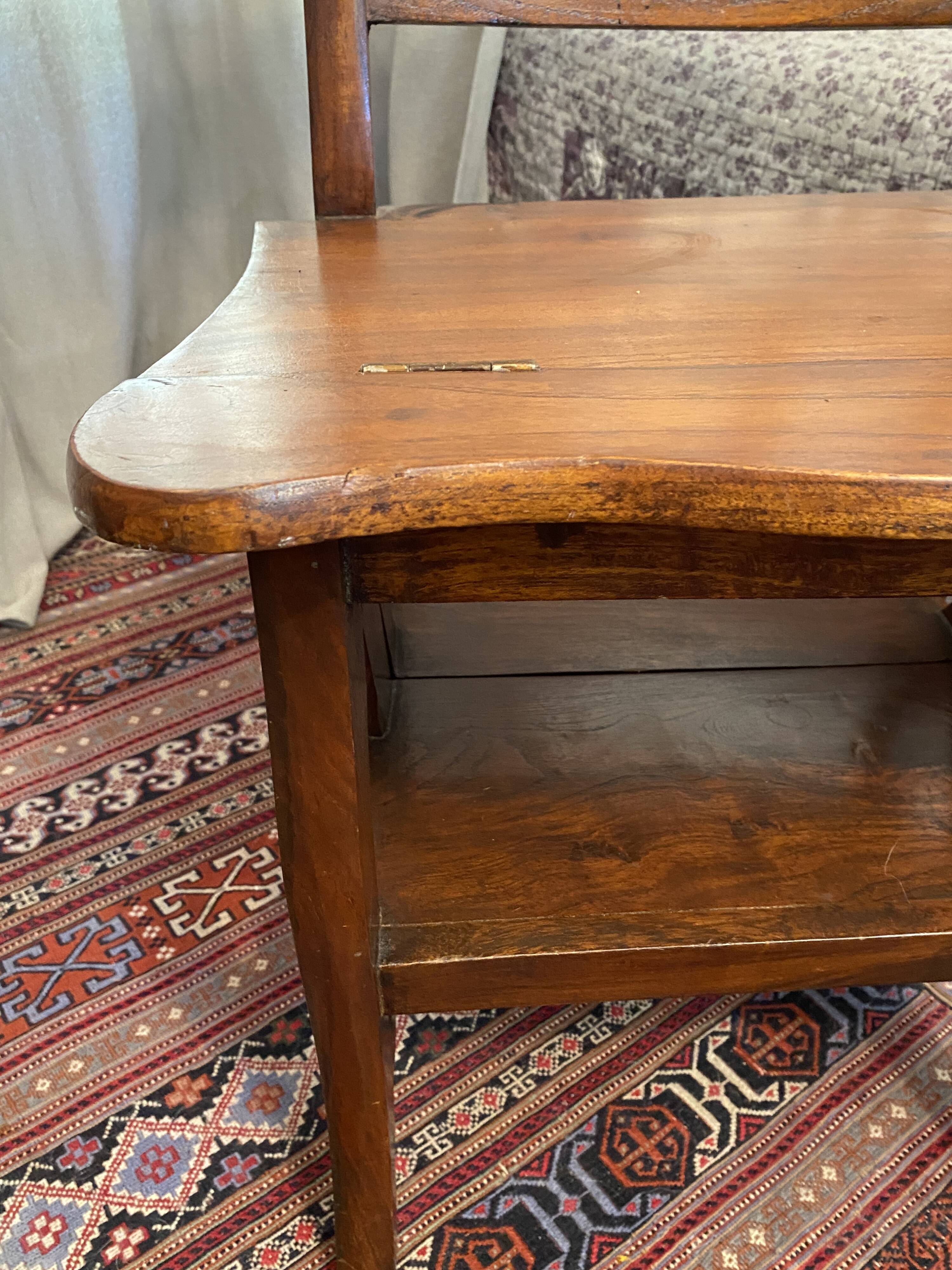 Solid wood ladder chair