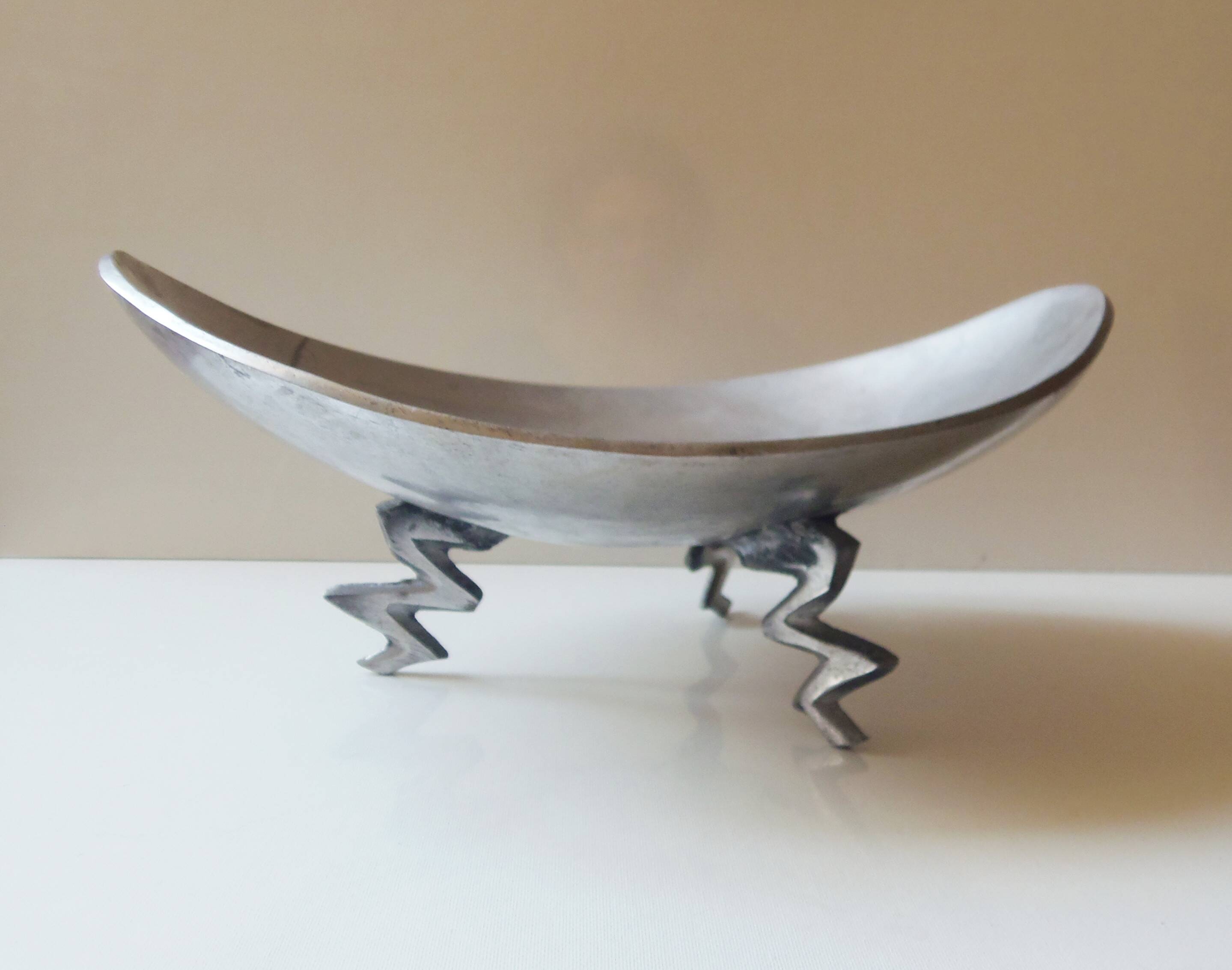 Vintage Aluminium Ashtray Bowl