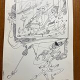 Vintage drawing