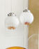 Mazzega Maxi globe pendant lights in Murano glass