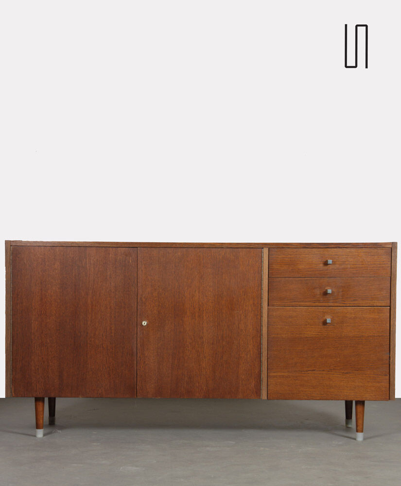 Wooden enfilade produced by drevozpracujici podnik, 1960