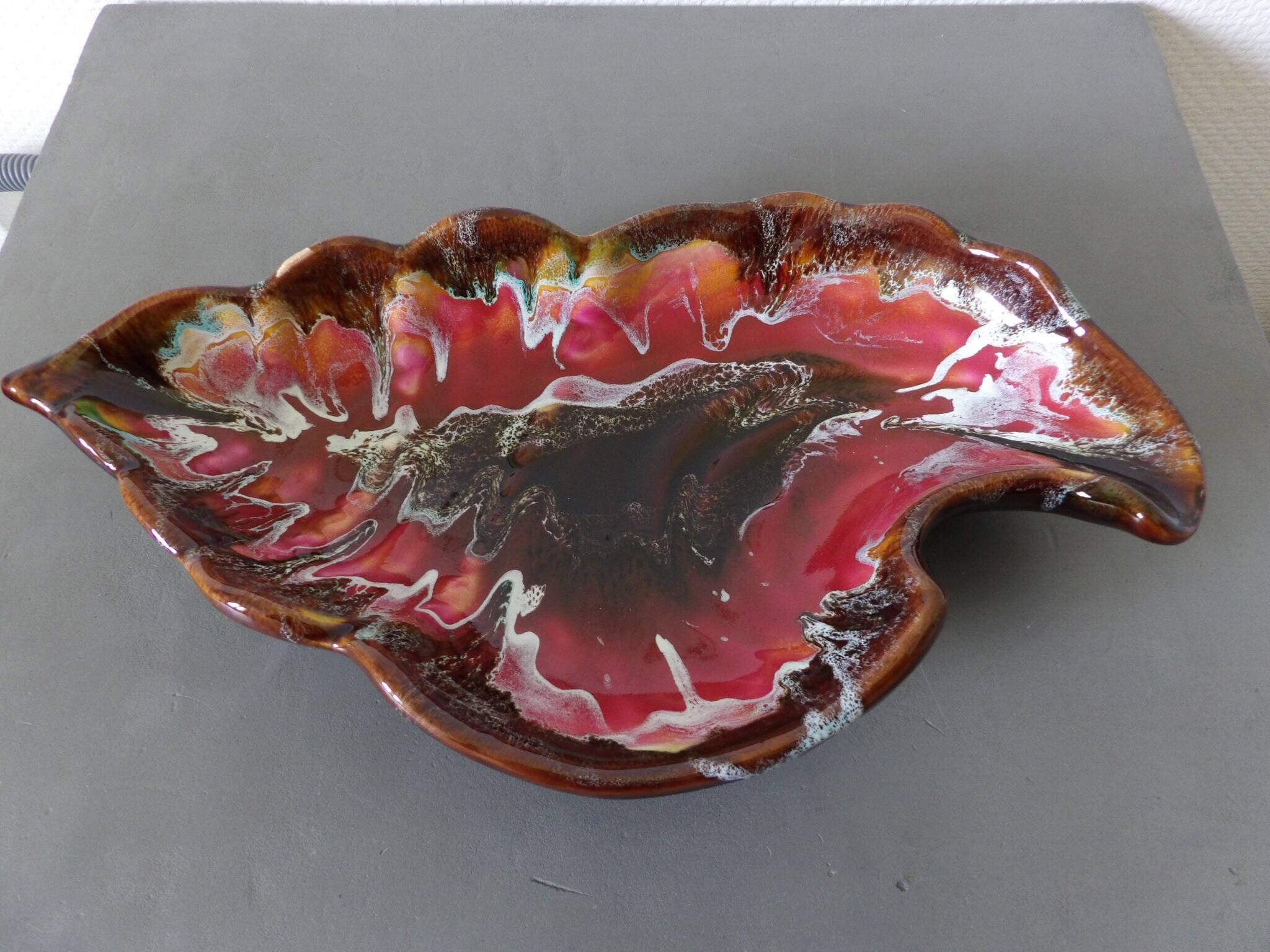 Purple fruit bowl