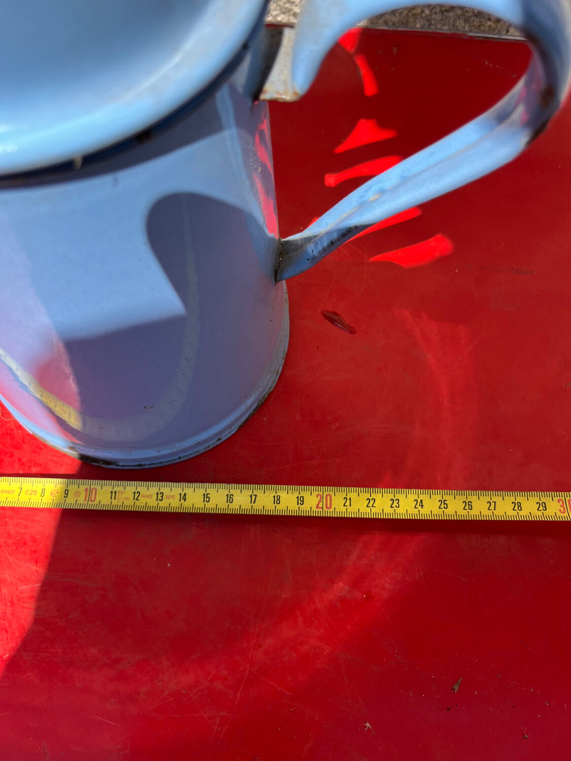 Enamelled coffee maker