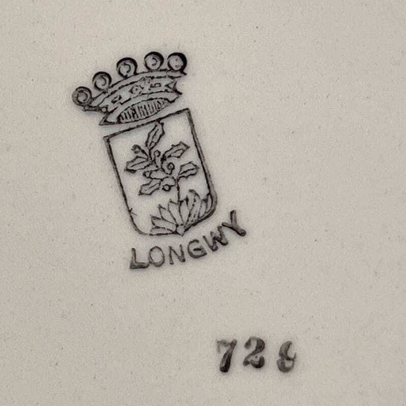 Longwy oval platter, model 729