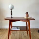 Table console in beech wood 50s