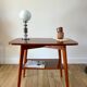 Table console en bois de hêtre années 50