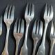 12 Christofle silver metal cake forks model Vendôme/Arcantia before 1983