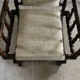 English rocking chair turned wood