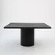 Table ronde/carrée en chêne noir