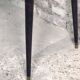Vintage art deco style dressing table in mirror and wood 50'S
