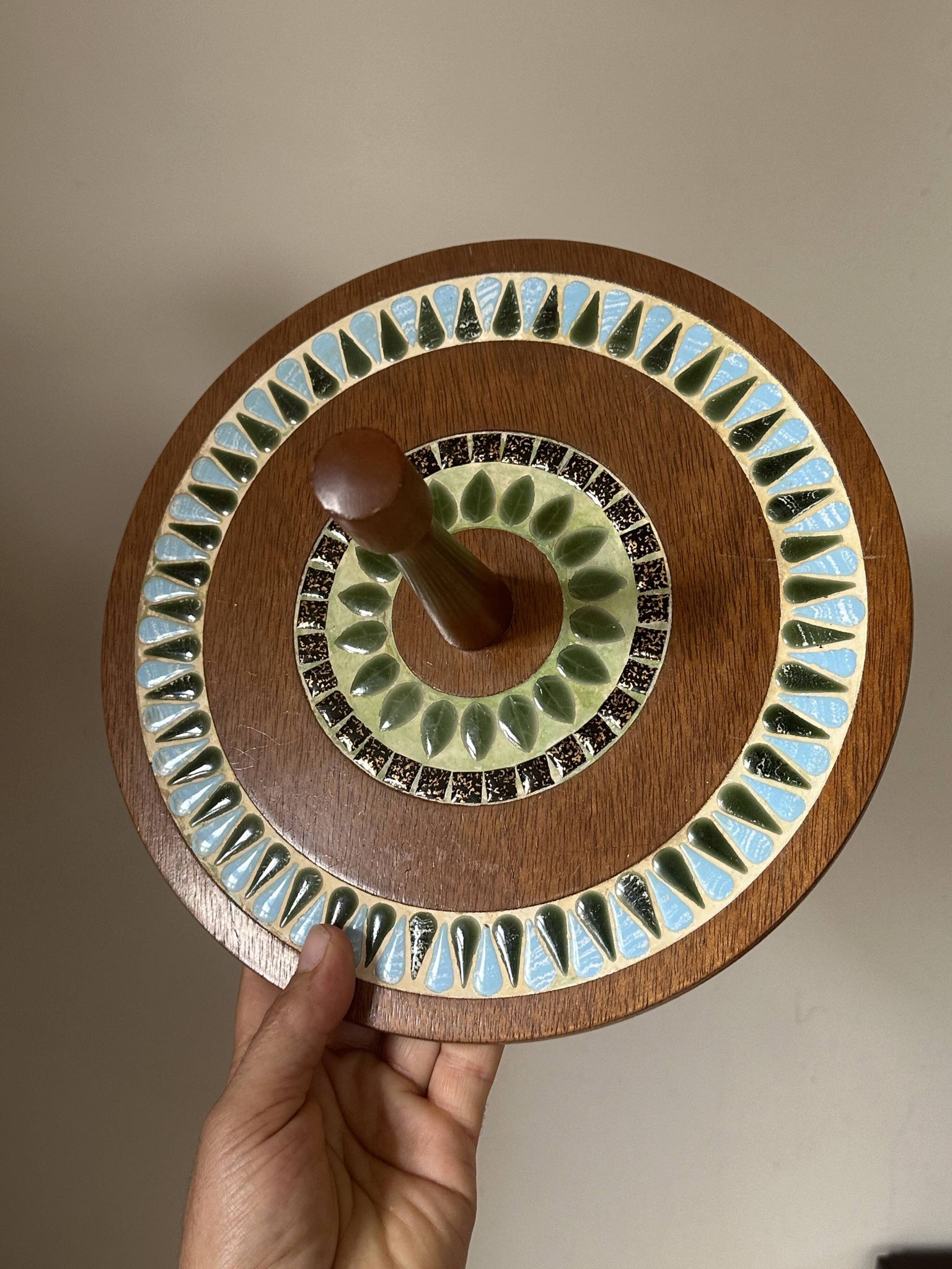 Plateau vintage design années 60