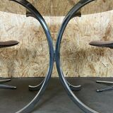 4 chaises & table des années 60
