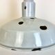Large Industrial Midcentury Grey Enamel Factory Lamp, 1950s
