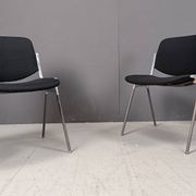 8 chaises vintage DSC 106 de Giancarlo Piretti pour Castelli