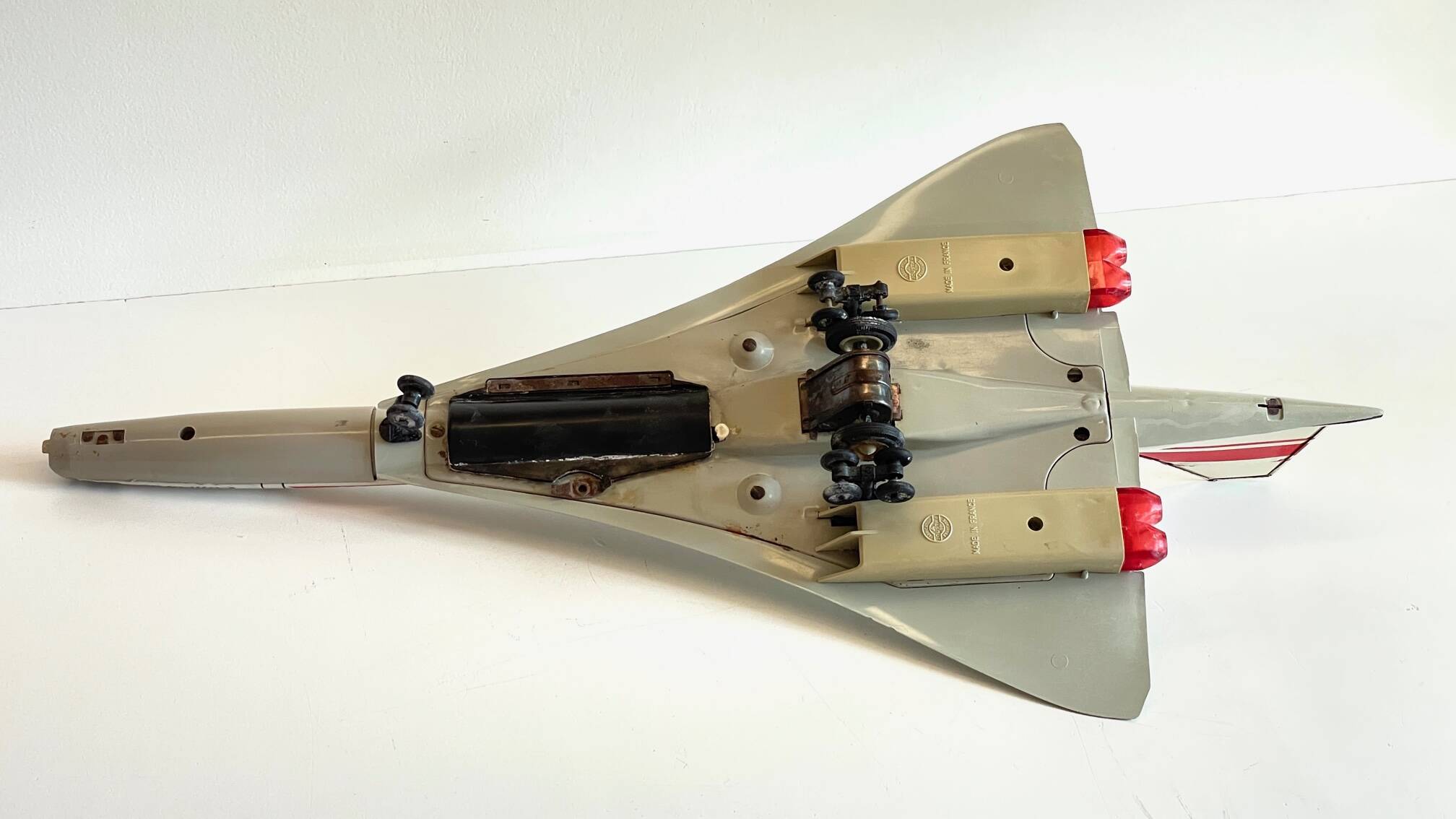 CONCORDE Plane Metal Toy JOUSTRA Vintage