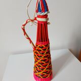 Vintage scoubidou bottle